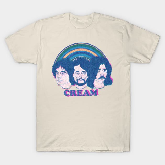 Cream T-Shirt by HAPPY TRIP PRESS